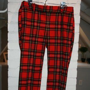 J Crew Winnie Cropped Plaid Pant Size 8